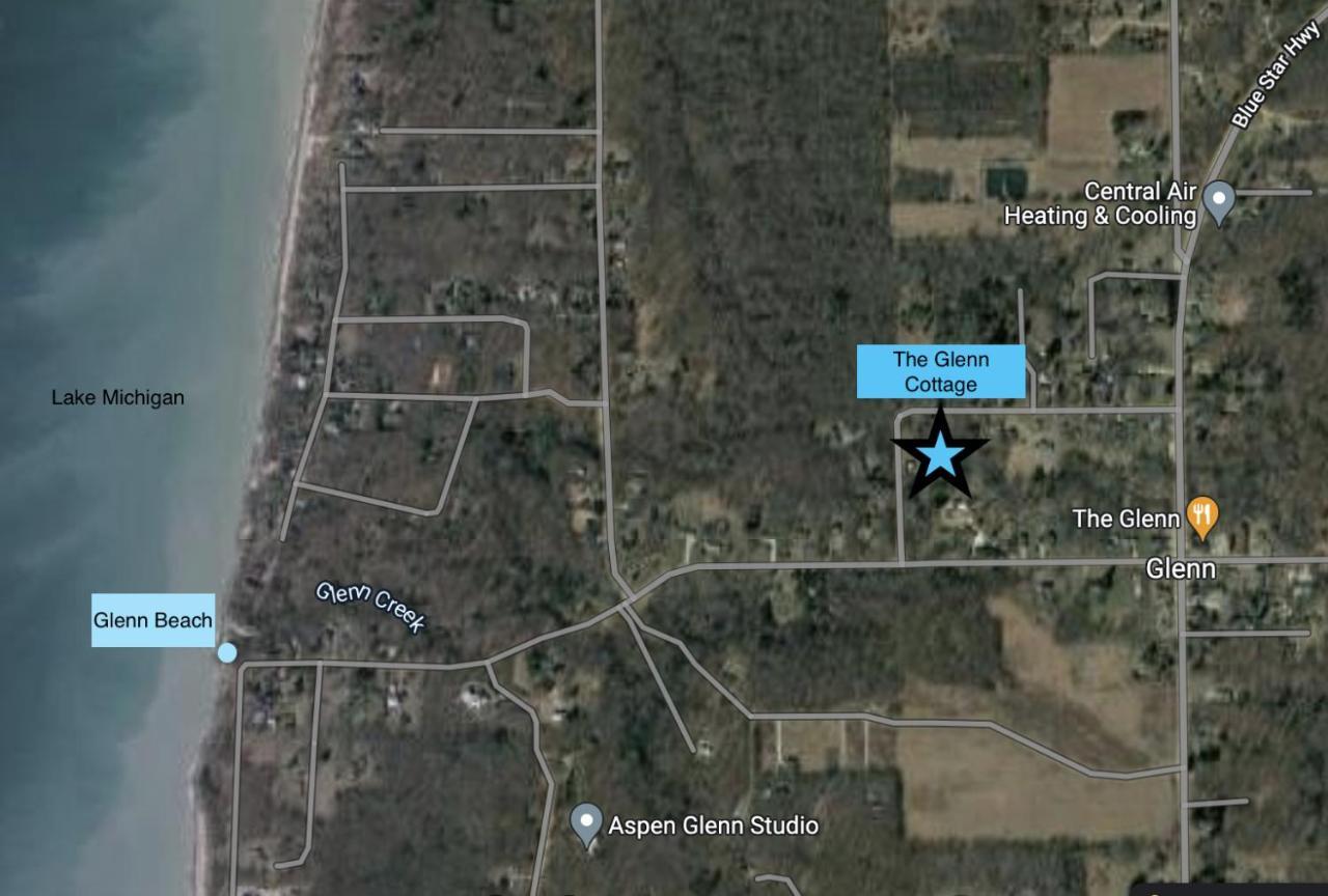 The Charming Glenn Cottage! Walk To Lake Michigan! Fennville Exterior foto